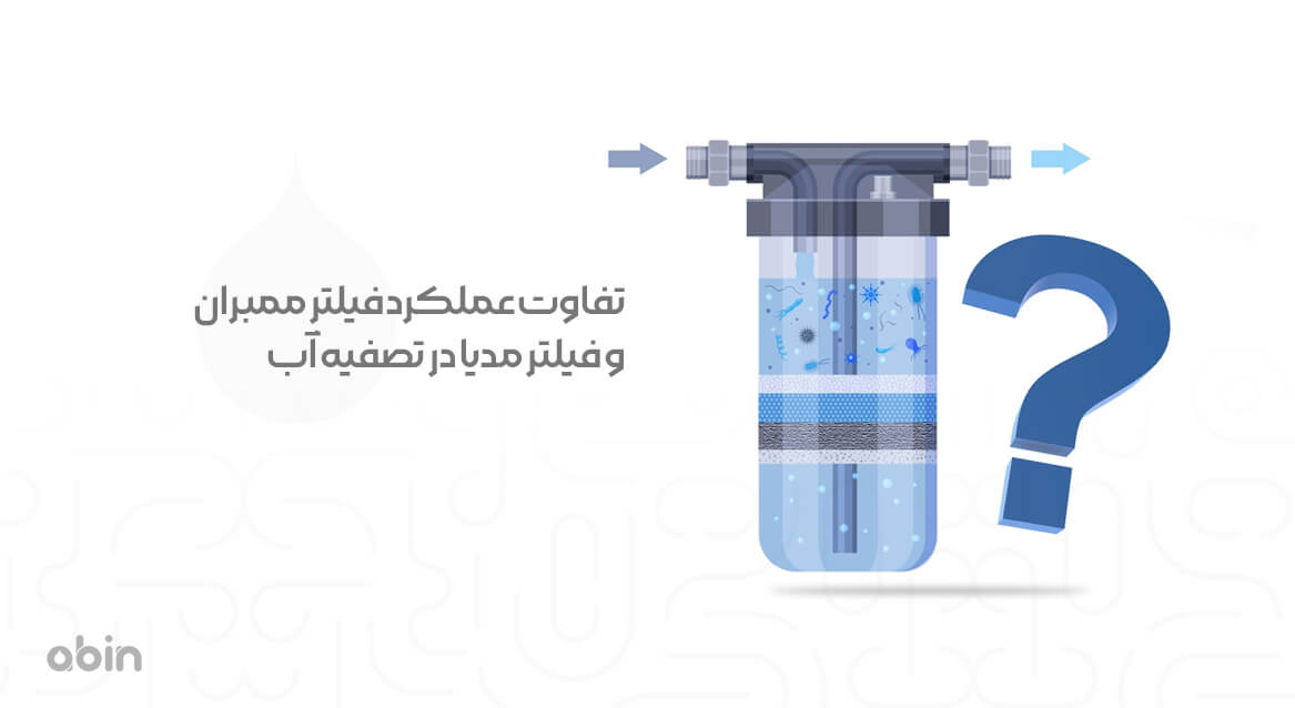 تفاوت عملکرد فیلتر ممبران و فیلتر مدیا در تصفیه آب